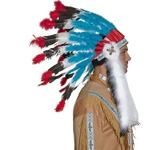 Unisex Adult Native American Indian Headdress
